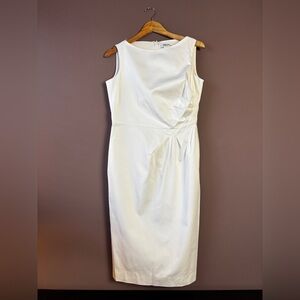 Max Mara White Pencil Dress Sz 10